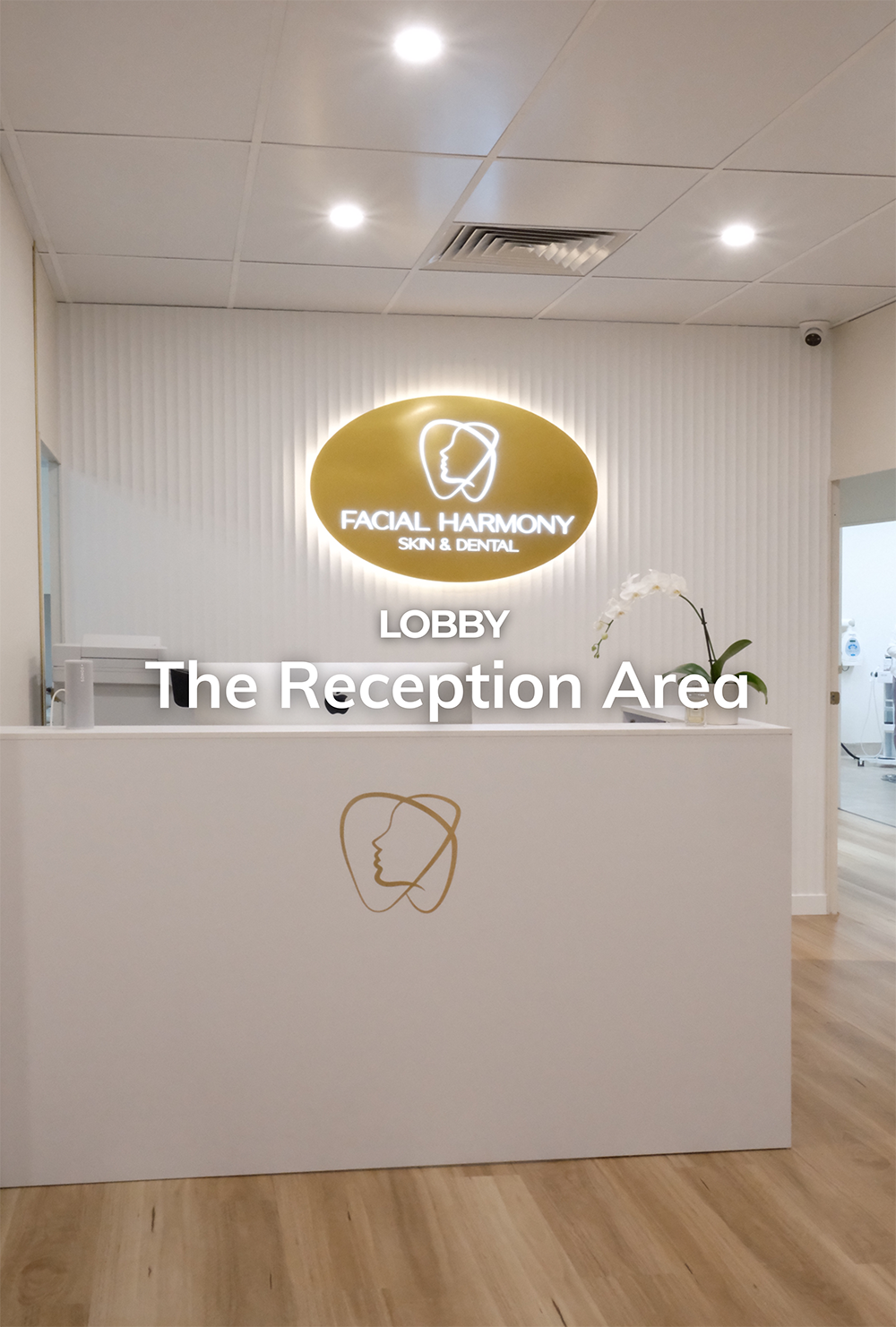 Facial Harmony reception area