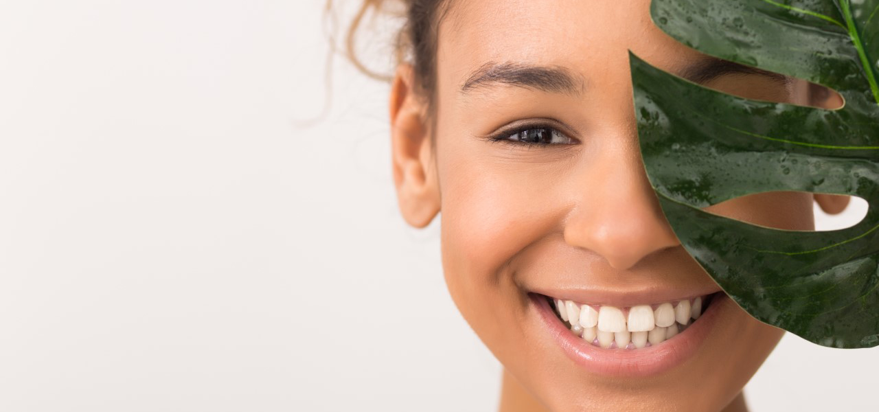 Woman with a clean smile